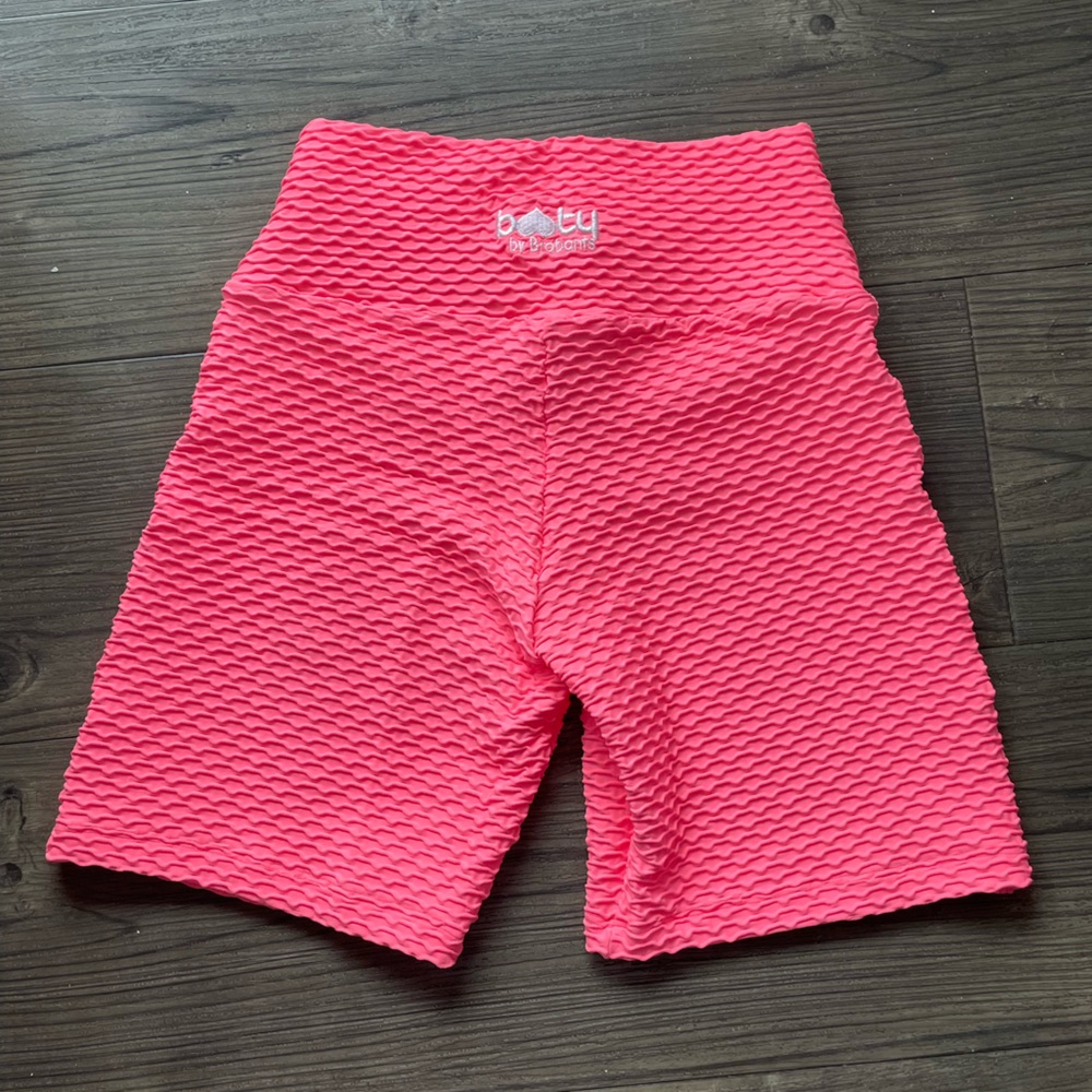 booty by brabants - biker shorts - pink sand